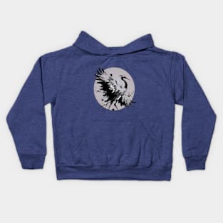 Flying Crane Kids Hoodie